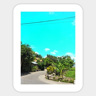 village view Sticker